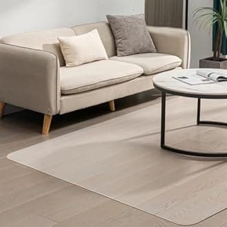 Azadx Office Chair Mat for Hardwood Floor, 57"x84" Clear Desk Chair Mat for Hardwood Floor Large Protector Floor Mat for Dining Room, Easy Glide Rolling Plastic Floor Mat, Chair Mats for Living Room