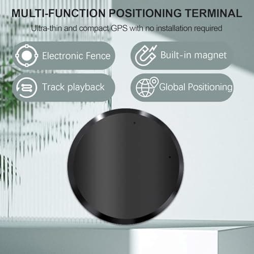 Mini GPS Tracker for Vehicles: Tracker Device for Vehicles No Subscription No Monthly Fee GPS Tracker for Car Kids Dogs Trucks Magnetic GPS Tracking Device Portable Real-Time Tracking