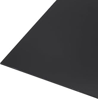 1219 x 1016 x 3mm HDPE Plastic Sheet, High Density Polyethylene Sheet Cutting Board Black Solid Block, [for Marine, DIY, Home Floor]