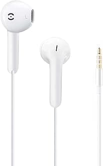 Wired Earbuds in-Ear Headphones, 3.5mm Audio Jack with Microphone for iPhone, Sony, Laptop, Computer, Kids & School, Plug in Earbuds Wired Ear Buds for Samsung - AUX Wire in-Ear Earphone