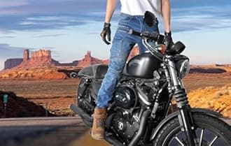 Motorcycle Riding Pants for Men with Armor, Motorcycle Pants Mens -Motorcycle Jeans for Men