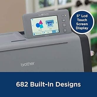 Brother ScanNCut SDX125EGY DIY Cutting Machine with Scanner and 6 CADXBLD1 Replacement Blades