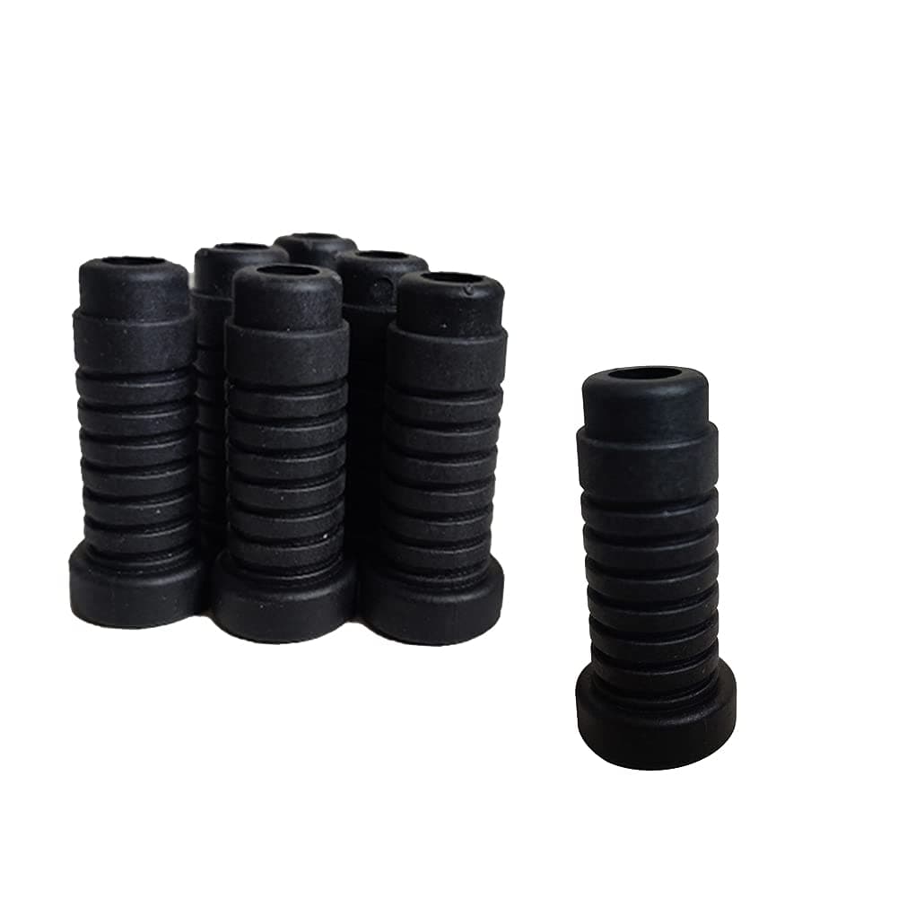 GSHLLO 20 PCS Plastic Round Caster Wheel Socket Sleeve Inserts Caps for Stem Grip Ring Caster