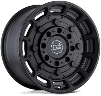 Black Rhino Hard Alloys WARTHOG 17X8.5 5X4.5 4.04-18mm MATTE BLACK - 1785WHG-85114M71