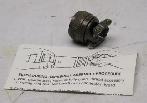 Glenair M85049/38S15W Self Locking Backshell