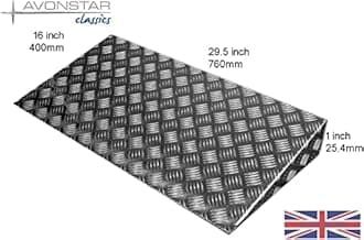 Avonstar Door Ramp British Made (1 inch high) Silver