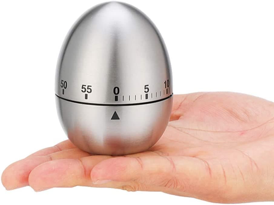 LIMBANI BROTHERS Egg Shape Timer Wind up Timer Kitchen Timer Cooking Timer Reminder Timer Mechanical Reminder Cute Timer Mechanical Rotating Alarm with 60 Minutes for Cooking