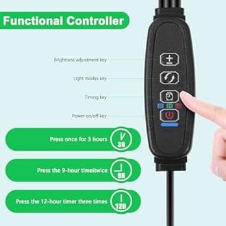 DAMEING Large Hydroponics Growing System Kit 60 Pods, Removable Herb Garden with LED Full-spectrum Plant Grow Light, 3-Tier Hydroponic Herb Garden Planter Kit with Wheels