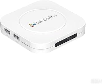 Android 14.0 TV Box, M1 Plus 2025 Smart 4K UHD Streaming Device for TV with HDR10, 2GB RAM + 16GB ROM, Smart TV Box with 2.4G/5G Dual-Band WiFi 6, BT 5.0, Voice Control, RK3528 Quad Core A53