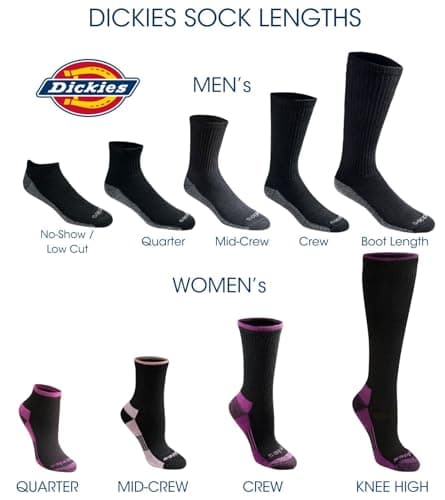 Cherokee mens Multi-pack Dri-tech Moisture Control Crew Socks Socks (pack of 6)
