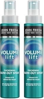John Frieda Volume Lift Thickening Blow-Out Spray 100 ml, Thickening Blow-Dry Spray for Fine, Flat Hair, Volumising Spray (Pack of 2)