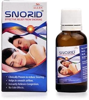 Snorid Drops - 30 mL x Pack Of 2 || Shophomeo® Homeopathic Snoring Relief Drops