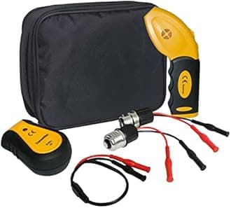 Circuit Breaker Finder, Portable Circuit Tracer Detector Quickly Locate Circuits&Fuses, LED Signal Receiver Transmitter, Fuse Socket, Plugs, Lamp Socket and Outlet Adapters AC 100-120V