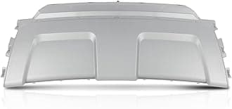 CROSSDESIGN Rear Bumper Cover Trim Plate Board Compatible with Land Rover Range Rover Evoque 2012-2018 Pure Models Only, Not Fit for Dynamic Models Silver