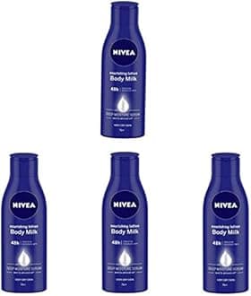NIVEA Body Milk Nourishing Lotion 75 ml (Pack of 4) #102 (300 ml)