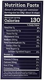 Siete Grain Free Tortilla Chips | Gluten Free Chips | Paleo & Vegan Snacks | Non GMO | Lime, 5 Ounce (Pack of 12)