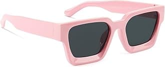 Trendy Square Sunglasses for Men Women Fashion Thick Rectangle Sun Glasses UV Protection Shades Designer Style