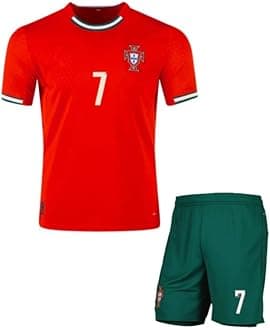 GenericPortugal New Football Team Jersey Set 2025 for Kids and Men and Boys