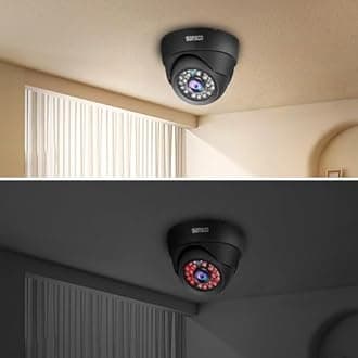 SANSCO 8 Channel 5MP CCTV DVR Camera System + 3TB Hard Drive,(8) 3K Bullet Dome Cameras (Wall/Ceiling Mounted IP66 Vandalproof, Mobile Viewing with Motion Activated Push Alert/Email, 24/7 Recording)