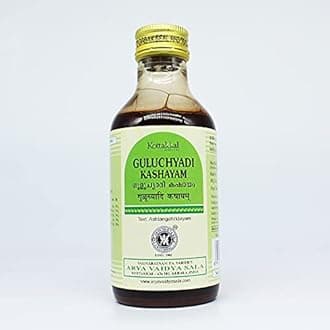 Guluchyadi Kashayam-200ML, (Pack Of 3), Of Arya Vaidya Sala Kottakkal and get Golden Oldie Herbs®, Sukanthi Pills-1gm
