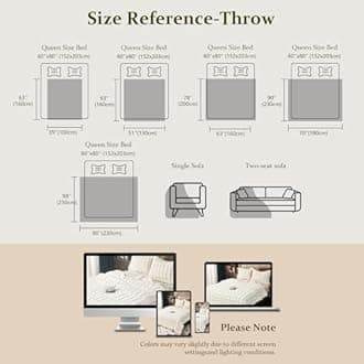 Soft Fluffy Blanket - Fuzzy Throw Blanket for Couch, Plush Rabbit Faux Fur Blanket, Cute Cozy Blankets for Women, Thick Warm Bubble Blankets for Bed Sofa Bedroom Living Room - 39" x 63" Small