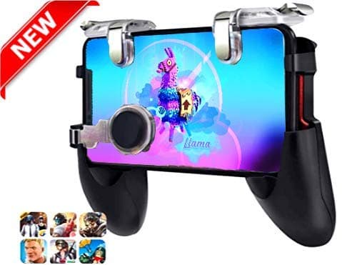 PUBG Mobile Game Controller & Best Shooting Trigger Model 2019 for iPhone Android | Comfortable Gamepad with Shooting Buttons for All Phones Rules of Survival Fortnite