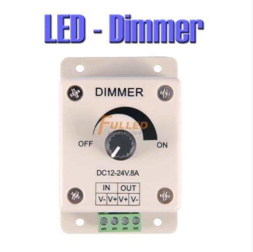 LED Dimmer Controller Regulator for 12V - 24v LED Strip Single Colour SMD Tape Products DI2