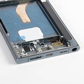 Olivechard AMOLED for Samsung Galaxy S22 Ultra 5G (Fingerprint Support) Not OEM 6.8" LCD Display +Green Frame S908 LCD Screen Display Replacement Touch Digitizer Assembly Kit