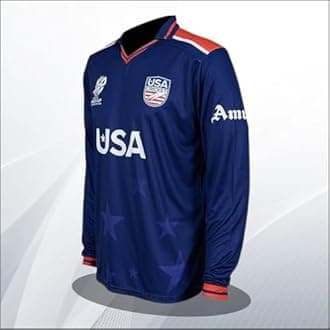 USA Cricket Jersey 2024 T20 World Cup – Official Team USA Cricket Shirt for Men | Blue Performance T-Shirt | Short Sleeve