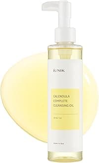 IUNIK Calendula Complete Cleansing Oil – Calendula & Jojoba Oil Vegan Oil Cleanser for Blackhead Care, Makeup & Sunscreen Removal, Korean Skincare, 200ml / 6.7 fl oz