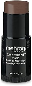 Mehron Makeup CreamBlend Stick, EBONY - .75oz