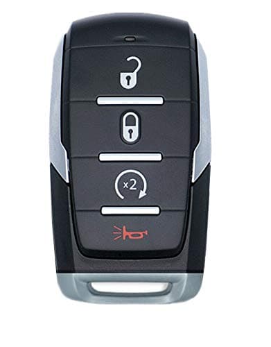 Replacement Keyless Remote Fob Key Shell Case Replacement Fit For Fit For 2019-2020 Ram 1500(4-Button)