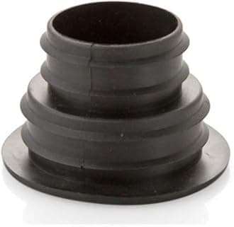 KPNG Drain Pipe Seal Hose Silicone Plug Sealing Kitchen Pipe Deodorant Sewer Seal Ring Washing Machine Drain Pipe Connector for Floor Drain Basin Bathroom Sink Laundry Room (1 Piece, Color: Black)