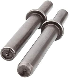 Heavy Duty 2pcs Rivet Set, Abuff Pneumatic Air Rivet Hammer Set for Shank 0.401 Chisel/Air Hammer Rivets Bits