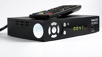 FULL HD Freeview Set Top Box Receiver Digi Box Digital TV Terrestrial Tuner USB HD Recorder HDMI or SCART Connections