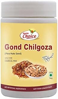 Harc Herbal Canada Health Choice Gond Chilgoza 120G(Pack Of 1) (Pine Nut Gum) A Natural Raw Herbs, With The Goodness Of Chilgoze/Chilgoja Made With Dry Fruit(Pine Nuts) Botanical Gum