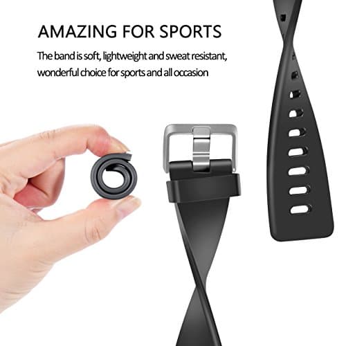 Wepro Bands Compatible With Fitbit Versa SmartWatch, Versa 2 and Lite SE for Women Men, Small and Large