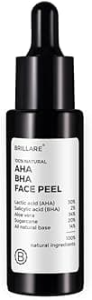 30% AHA + 2% BHA Face Peel | Exfoliating Solution for Dull, Dead & Acne Prone Skin | Removes Tan, Unclogs Pores & Reduces Dark Spots | Gentle Peeling Serum for Glowing, Even Skin Tone