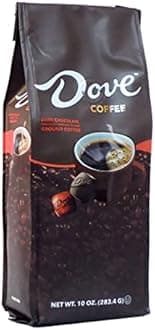 Dove Dark Chocolate Flavored Medium Roast Ground Coffee 10oz, 283.4g