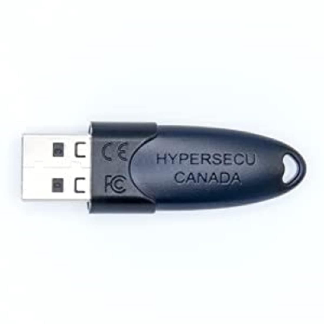 Hypersecu PKI ePass HYP Auto 2003 FIPS USB Token - Securely Store Your Digital Signature Certificate (FIPS 140-2 Level 3 Certified) - Single Unit with Included Name Tag Keychain for Enhanced Security