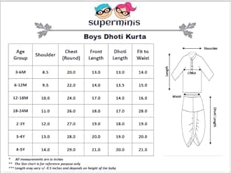 superminis Boy's Cotton Kurta with Dhoti - Golden Thread Work, Solid Round Collar, Full Sleeves, Side Button Kurta Set for Ethnic Wear