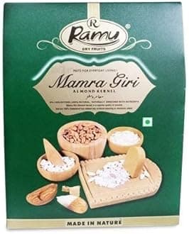 XLO Fruitri Ramu Afghani Almond Giri (Mamra Badam) - Big Size, 250g