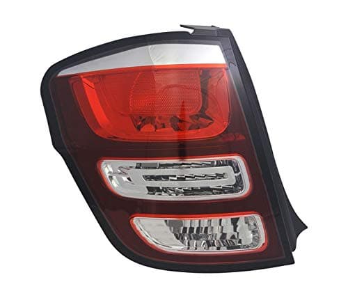 left rear light left side assembly rear light assembly tail lamp driver side smoke tail lights compatible with citroen c3 2013 2014 2015 2016 2017- VT763L