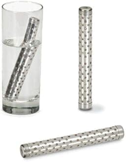 Alkaline Water Stick Wand Naturally Raise pH 9.5 Adds Tourmaline, Maifan, Muyu, Far Infrared Stone Reduces ORP Bright Kitchen Reusable Portable Make Your Own Mineral Water 100 gallons (Alkaline Wand)