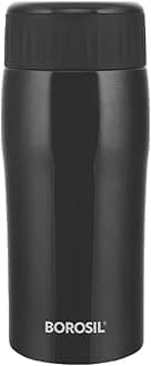 Cosmic 320 ml Insulated Water Bottle | Leakproof Stainless Steel Travel Bottle| 6 Hours Hot and 8 Hours Cold | Tumbler for Office, School & College | Black