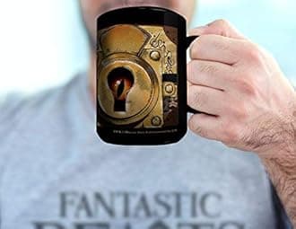 Morphing Mugs Fantastic Beasts and Where To Find Them Muggle Worthy Suitcase Heat Reveal Clue Ceramic Coffee Mug - 15 Ounces