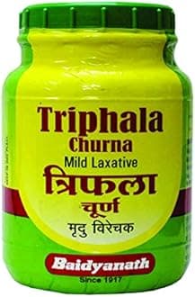 Baidyanath Asli Ayurved Mahabhringraj Tel - 200 Ml & Baidyanath Nagpur Triphala Churna, Vitamin C, Oil Iron & Zinc, Natural,Pack Of 500 G