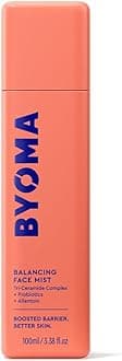 BYOMA Balancing Face Mist (100ml) pH Balanced Face Toner with Ceramides, Probiotics and Allantoin - Alcohol Free Toner Spray - Balance, Soothe and Refresh Throughout the Day