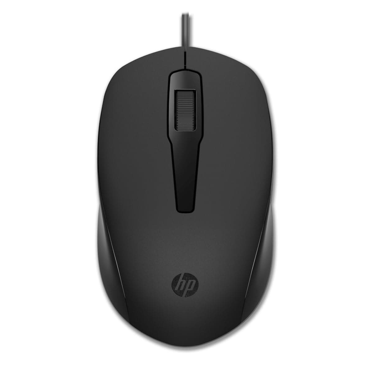 150 Wired Mouse | USB Type-A | Multi-Surface Technology | 1600 DPI Optical Sensor | 3 buttons and scroll | Ambidextrous | Ergonomic | Black