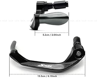 BYTZUM for AEROX Force SMAX 155 Fall Protection Device Accessories Universal Motorcycle Scooter 22mm Handlebar End Handguard Bow (Color : Red, Size : AEROX)